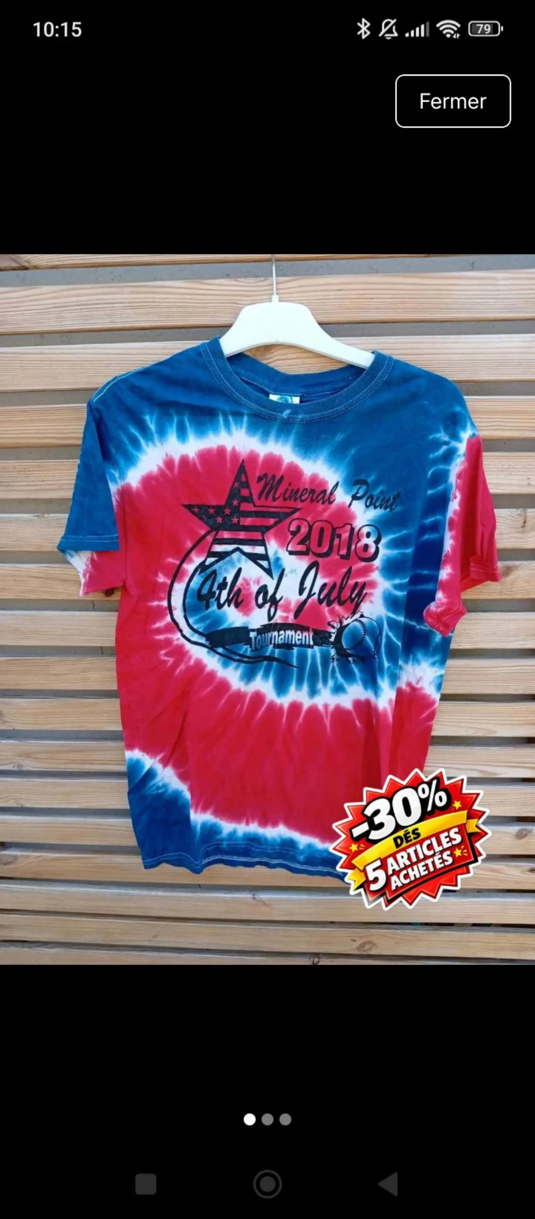 T-shirt tie and die 